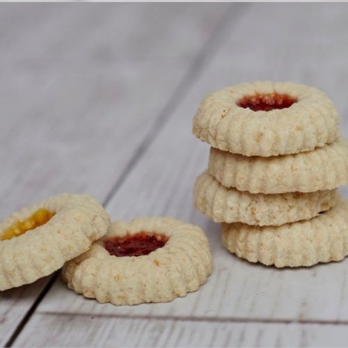 Stack of Jammy Cookies