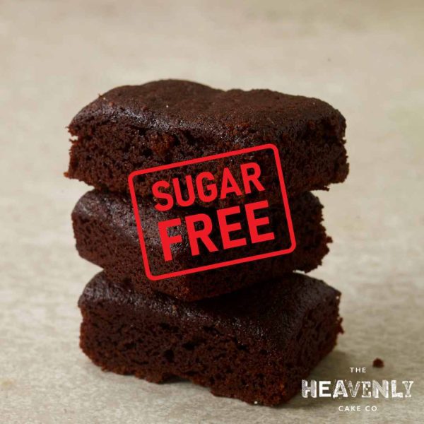A pile of sugar free brownies